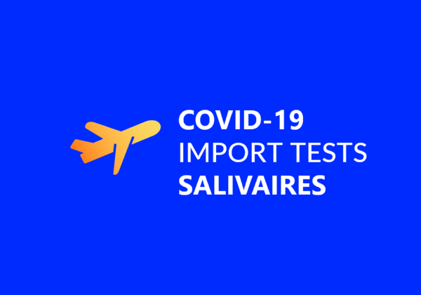 Import de tests salivaires COVID-19