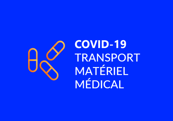 COVID-19 : Transport de matériel médical