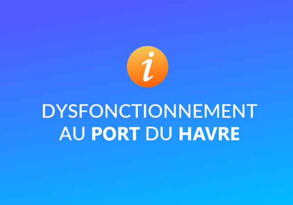 dysfonctionnements et congestion conteneur port du Havre