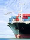 containers et navires pour transports internationaux