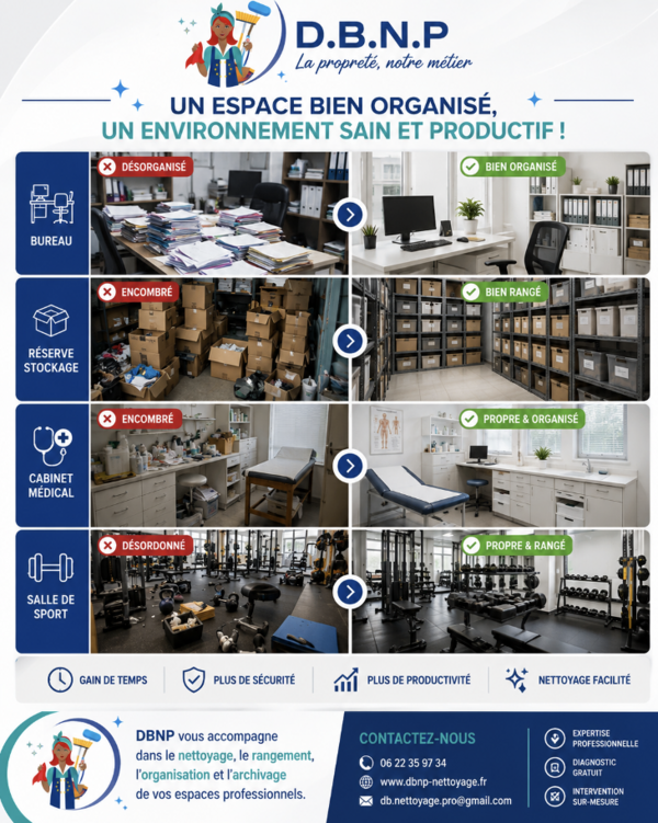 ORGANISATION & RANGEMENT : LA CLÉ D'UN ESPACE DE TRAVAIL EFFICACE