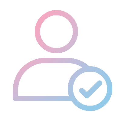 Wired gradient 310 avatar icon approved