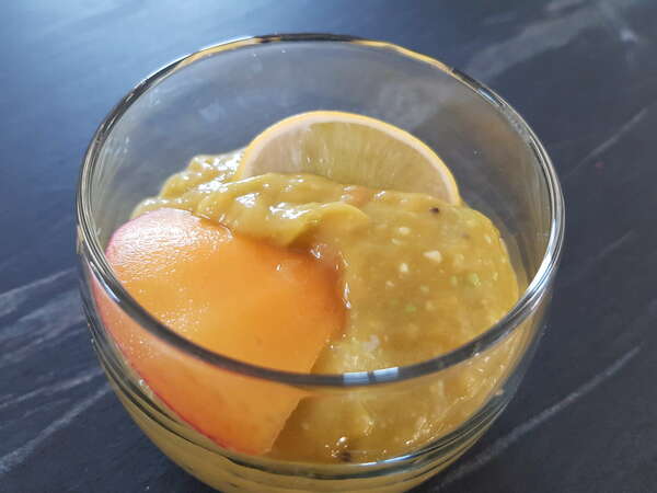 Crème dessert crue et vitaminée