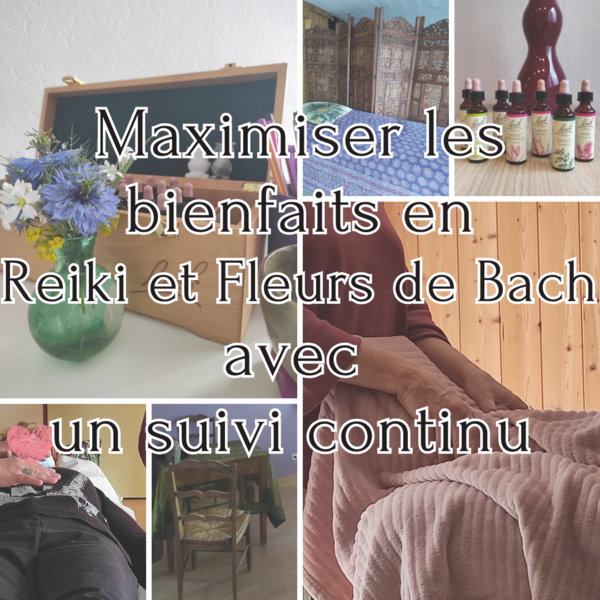 Maximiser les bienfaits en Reiki et Fleurs de Bach avec un suivi continu