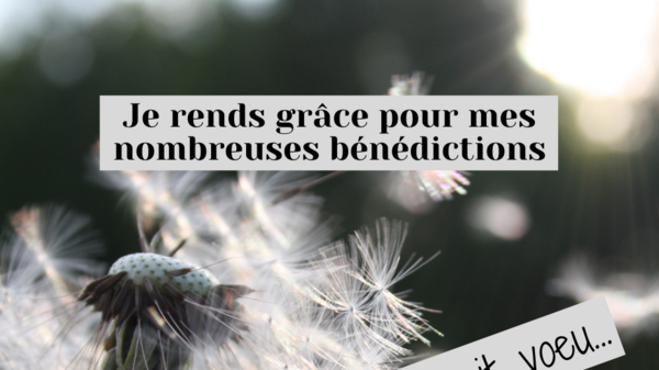 INTENTION SOUHAIT VOEU