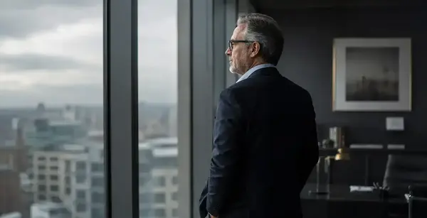 La solitude du dirigeant en pleine réflexion
