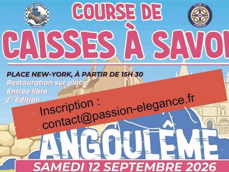 1ère Course à Savon sur un circuit de 600 mètres