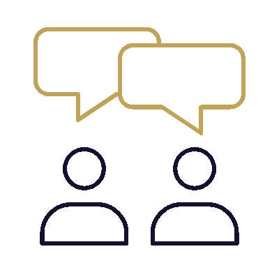 Wired outline 981 consultation hover conversation  3 