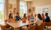 collaborateurs détendus en posture de travail
