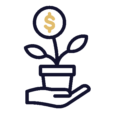 Wired outline 947 investment hover pinch