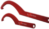 clé Tricoise rouge sur fond blanc