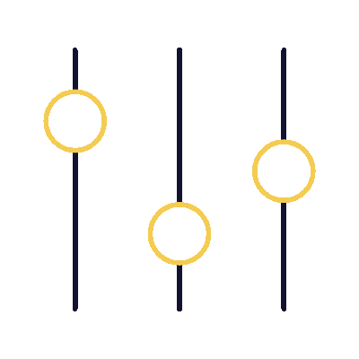 Wired outline 201 settings sliders hover change