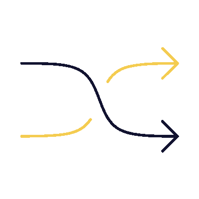 Wired outline 229 arrow exchange hover pointing