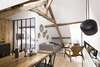 amenagement salon sous combles