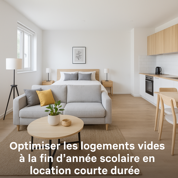Comment faire fasse aux logements vacants en fin d'année scolaire