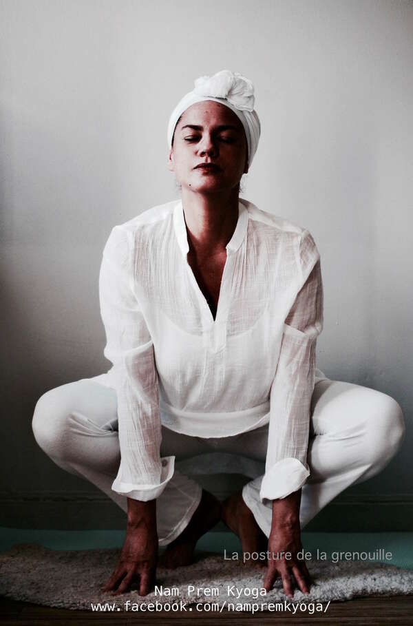 La posture de la grenouille