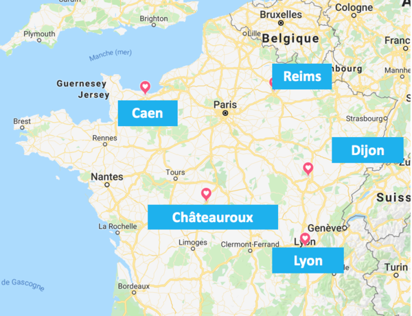 CosmétiCar recrute dans toute la France notamment à Dijon, Lyon, Reims, Nîmes, Châteauroux …