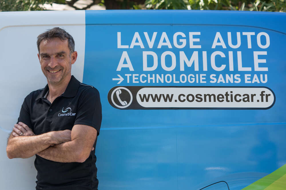 Mikael Corlorsquet a ouvert sa franchise de lavage auto il y a 5 ans