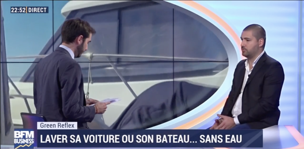 CosmétiCar à la TV sur BFM Business "Green Reflex"