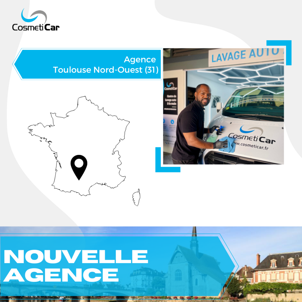 Une nouvelle agence CosmétiCar pose ses valises… à Toulouse (31) ! 