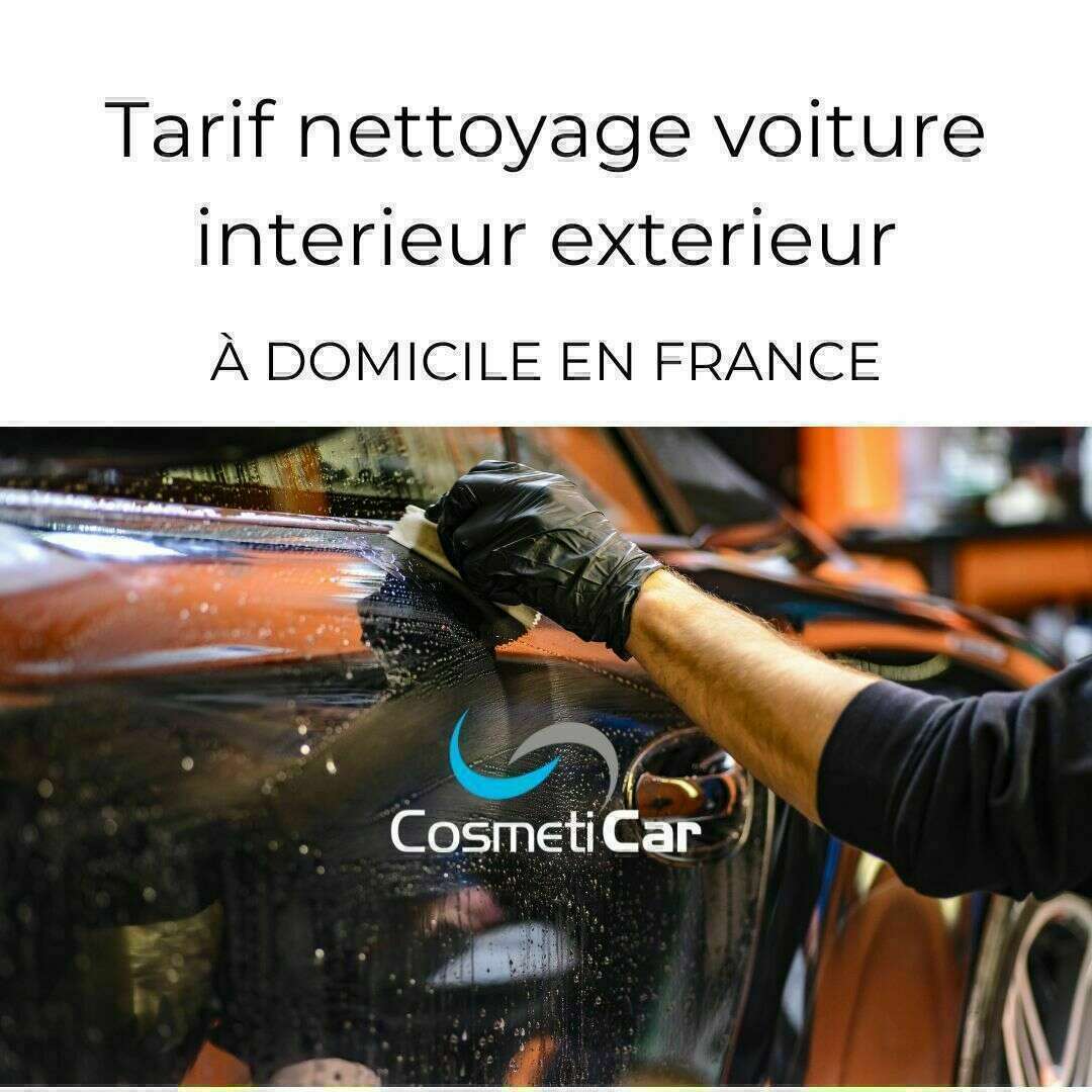 Tarif nettoyage voiture interieur exterieur