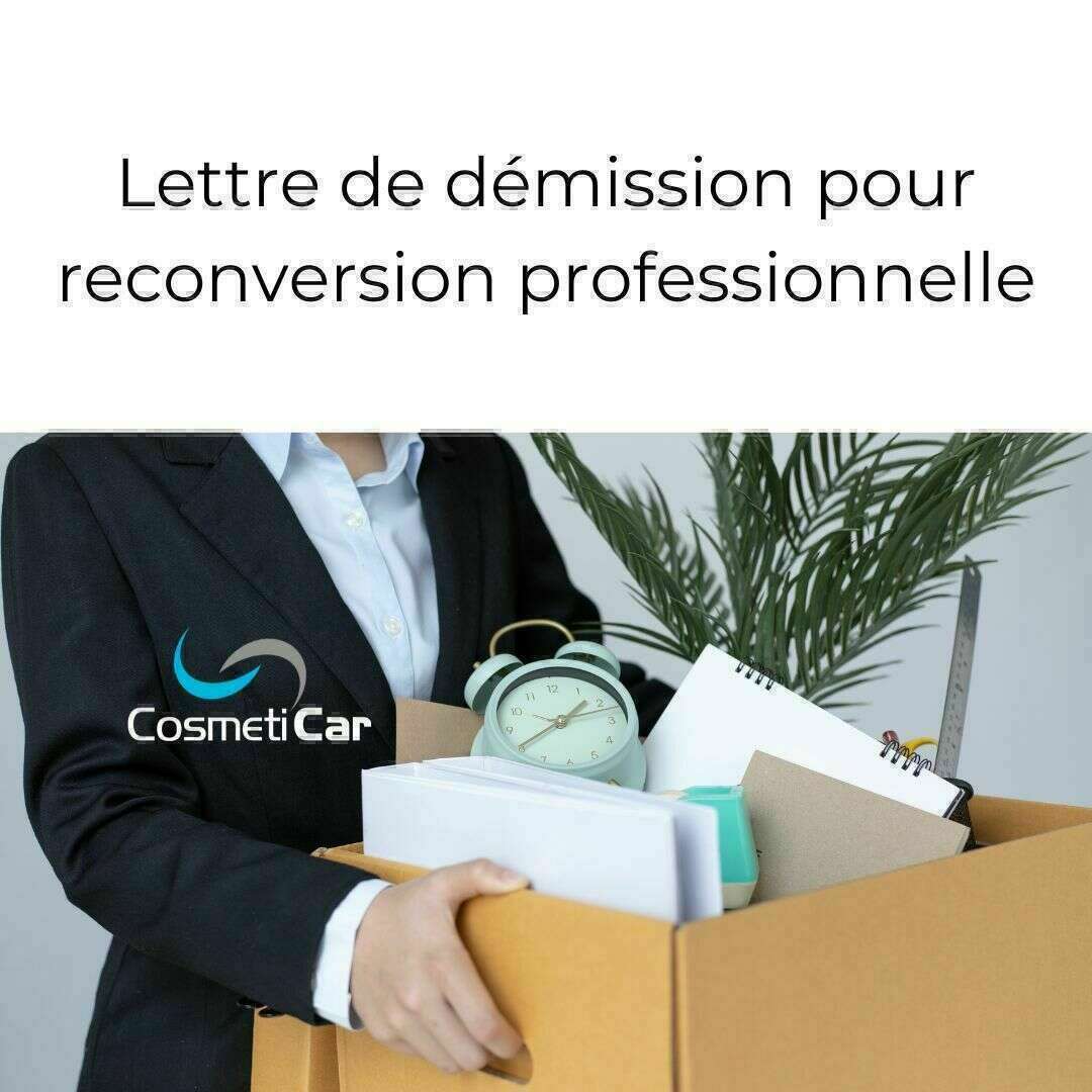 lettre de démission pour reconversion professionnelle 