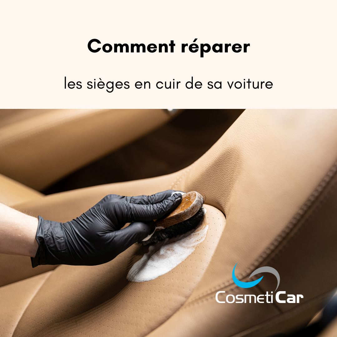 Comment réparer un siège auto en cuir déchiré? 