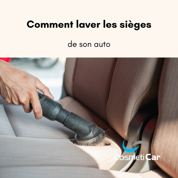 Laver les sièges de son auto