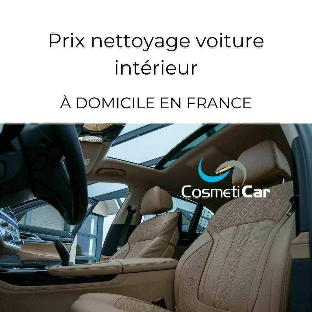 Prix nettoyage voiture intérieur