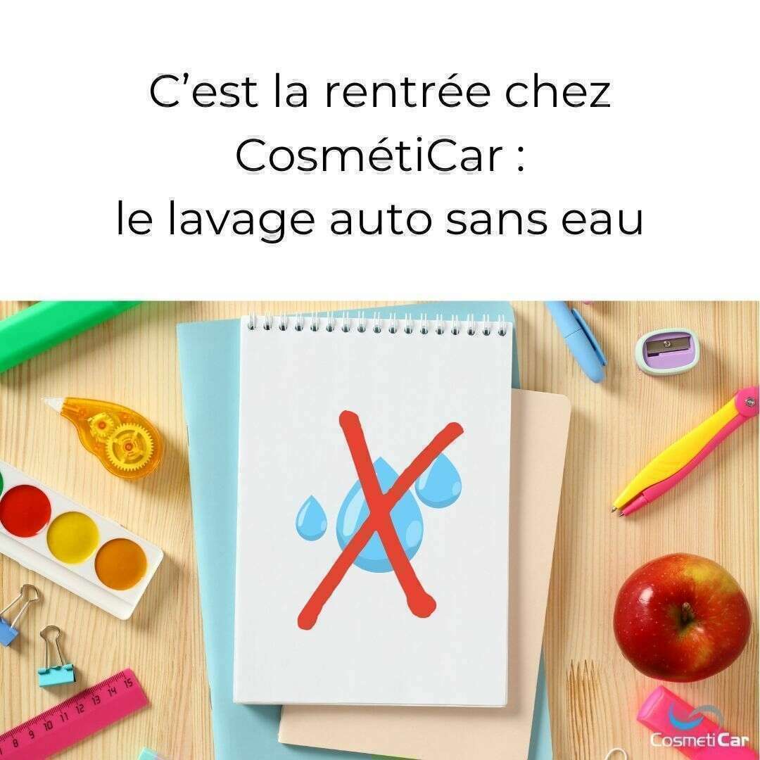 rentree cosmeticar lavage auto sans eau