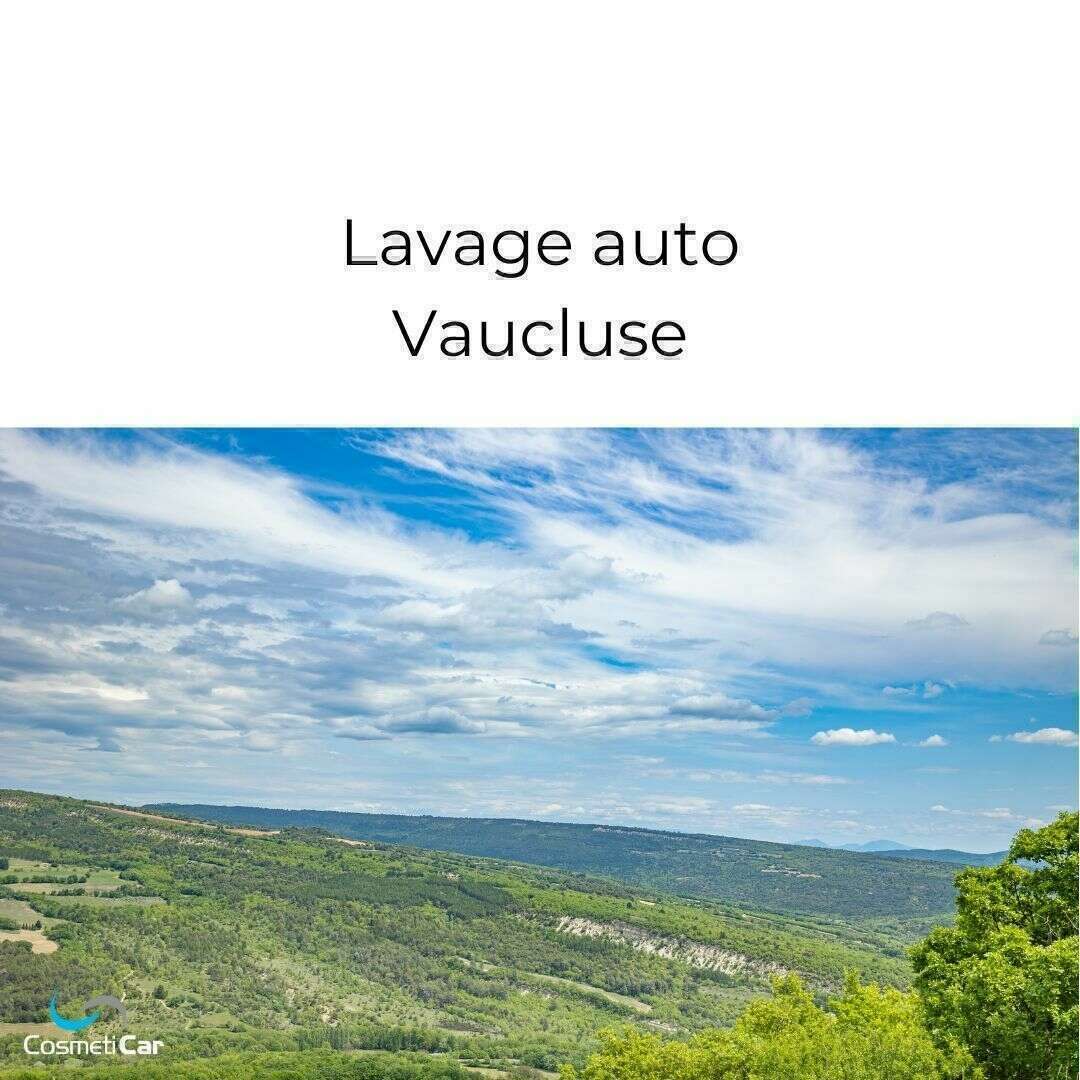 Lavage auto Vaucluse