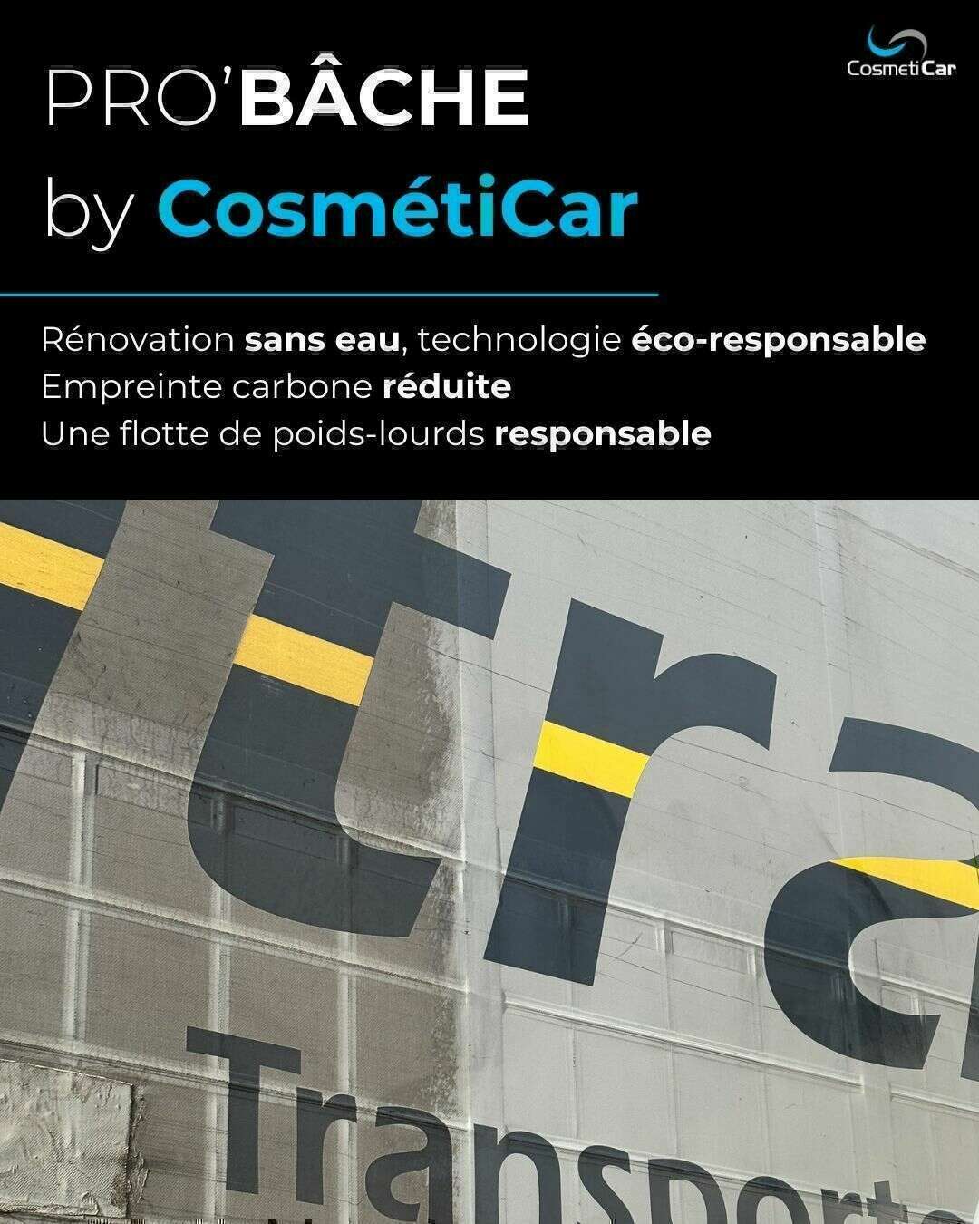 probache cosmeticar nettoyage de baches de semi remorque