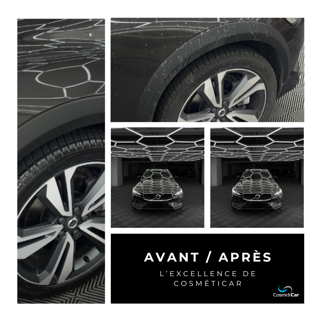 avant apres lavage auto sans eau