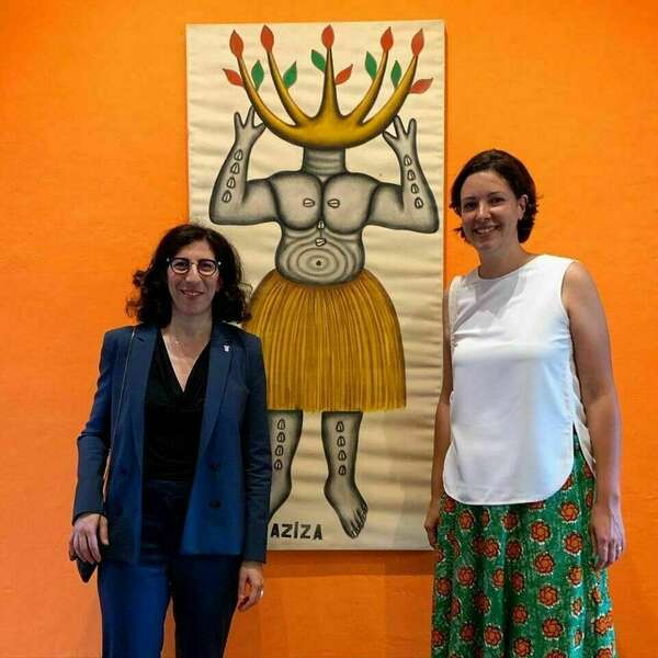 Bénin : la ministre de la Culture française visite la Fondation Zinsou