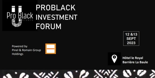 Problack Investment Forum : plateforme de mise en relation des entrepreneurs de la diaspora et des investisseurs 