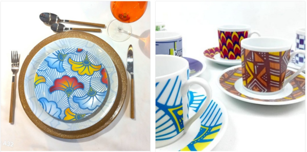Kemi Home Art : les assiettes en porcelaine décorées de manière inédite et totalement originale de la Béninoise Elvyre Dossou