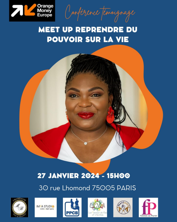 Conférence de Marjolaine Djoukwé à Paris : "Reprendre du pouvoir sur la vie"
