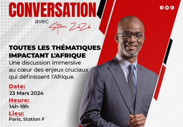 "Conversation avec Stan Zézé" : 23 mars à Paris, explorer les enjeux cruciaux africains