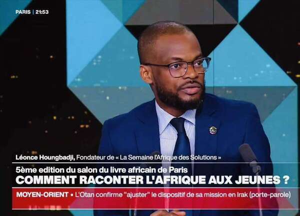 Raconter l’Afrique autrement aux jeunes : le plaidoyer fort de Léonce Houngbadji sur France 24