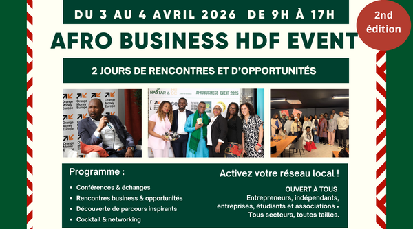 Afro Business Event 2026 : Lille au cœur de l’élan entrepreneurial africain