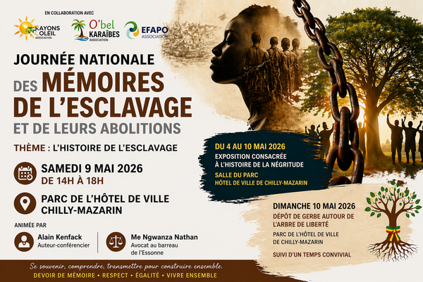 Chilly-Mazarin : une semaine de mémoire et de transmission pour honorer l’histoire de l’esclavage