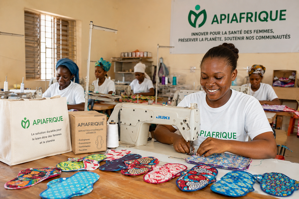 Apiafrique : comment une innovation sénégalaise transforme la santé menstruelle, réduit les déchets et redonne du pouvoir aux femmes