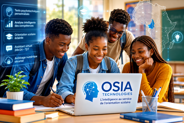OSIA Technologies : quand l’intelligence artificielle aide les jeunes Africains à trouver leur voie