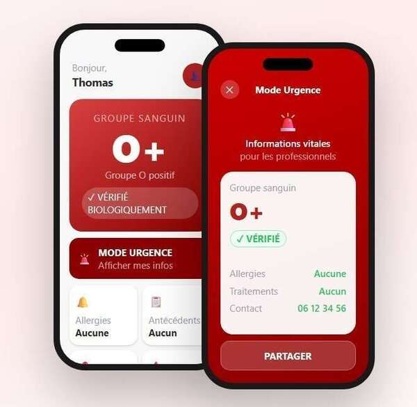 Dr'O : l’application qui veut mettre les informations médicales vitales à portée de secours et sauver des vies