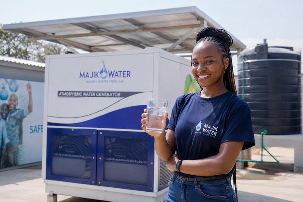 Majik Water : au Kenya, une entrepreneure transforme l’humidité de l’air en eau potable