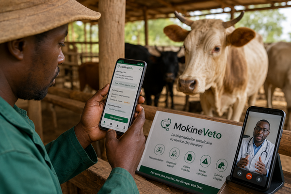 MokineVeto : la télémédecine vétérinaire qui rapproche les soins des éleveurs africains