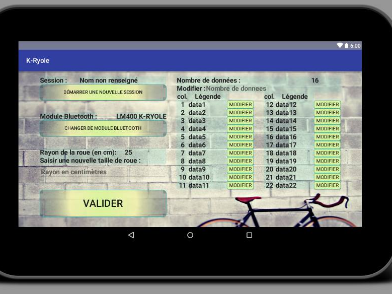 Notre app pour les essais est prête également
