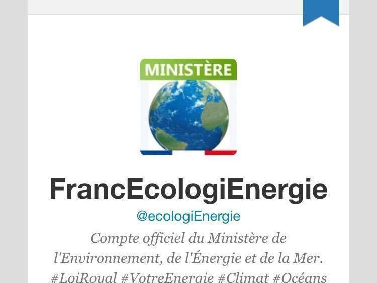 Le Ministère de l'Energie nous suit sur Twitter