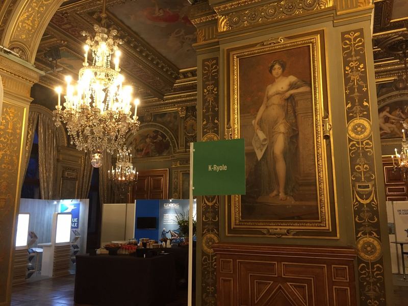 K-Ryole sélectionnée par La Tribune pour participer au salon Cities for Life à l'Hotel de Ville de Paris