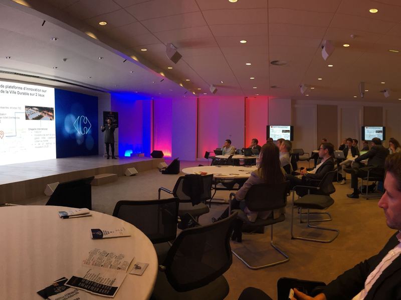 Pitch au siège du Groupe Carrefour grâce à Paris&Co